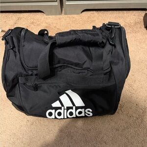 Adidas Black and White Sports Bag
